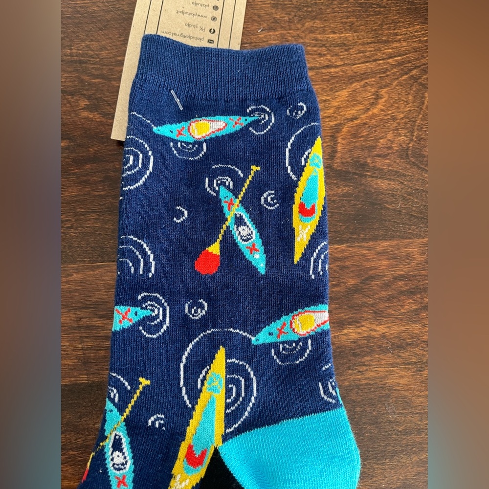 Men's Adventure Kayak Socks - Navy Blue